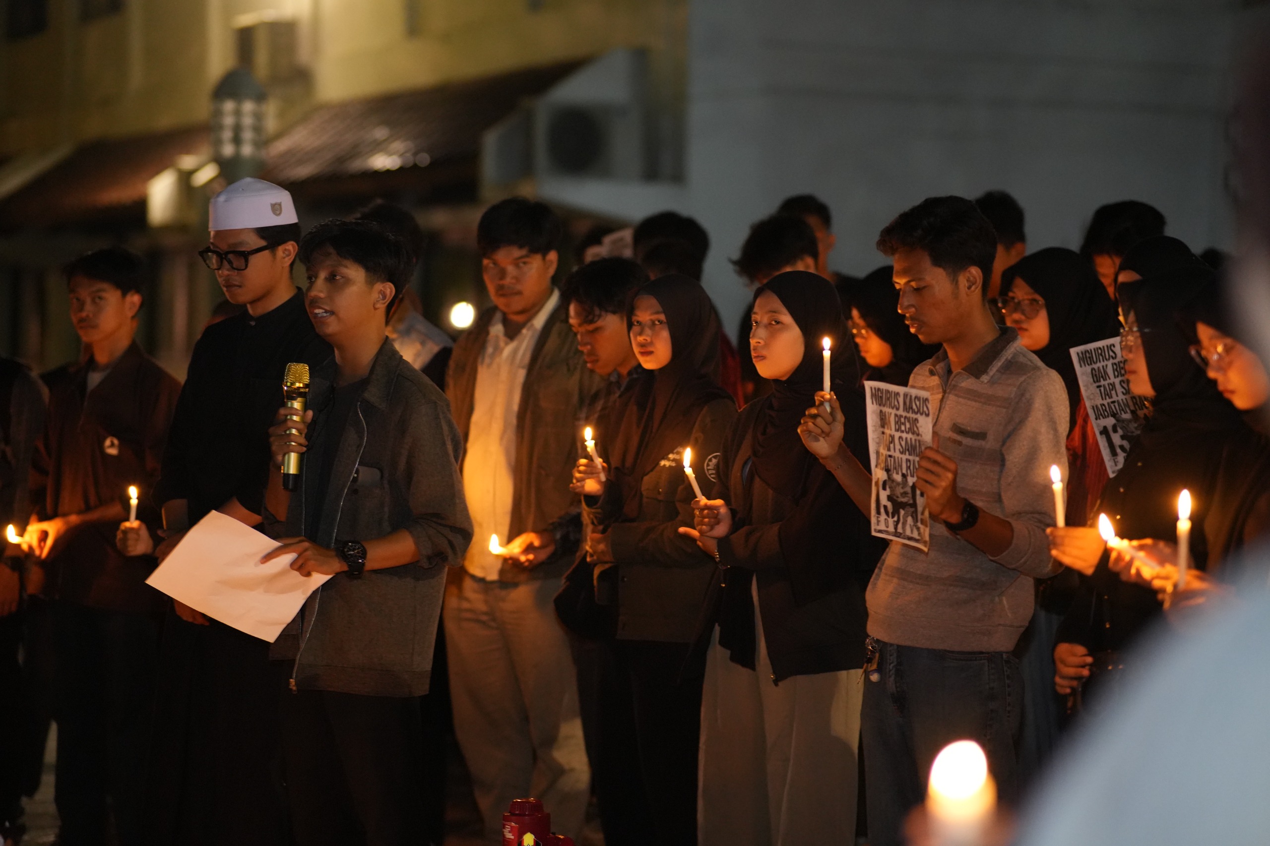BEM Fisipol UMY gelar doa bersama untuk Affan dan Rheza Minggu (31/8).