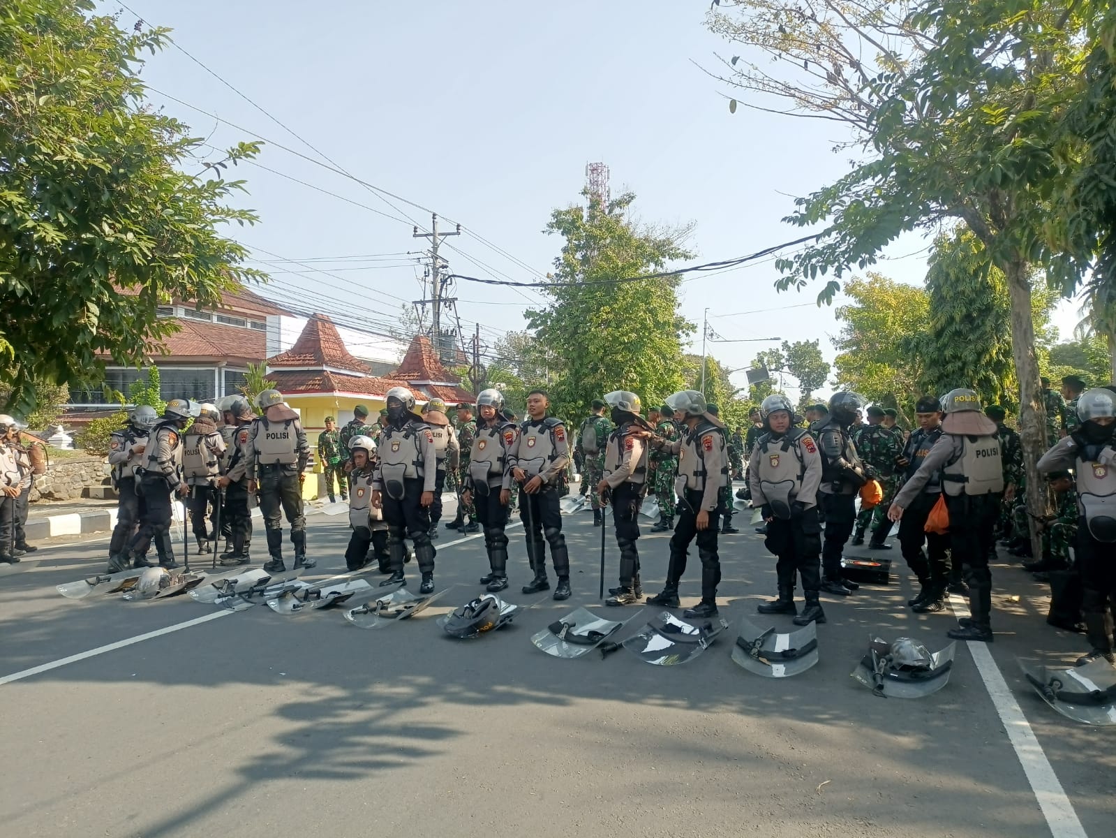 Suasana Purworejo Kondusif, Kantor DPRD Dijaga TNI-Polri 24 Jam