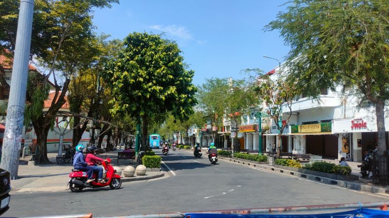 Situasi Malioboro pada Senin pagi (1/9) Sumber: