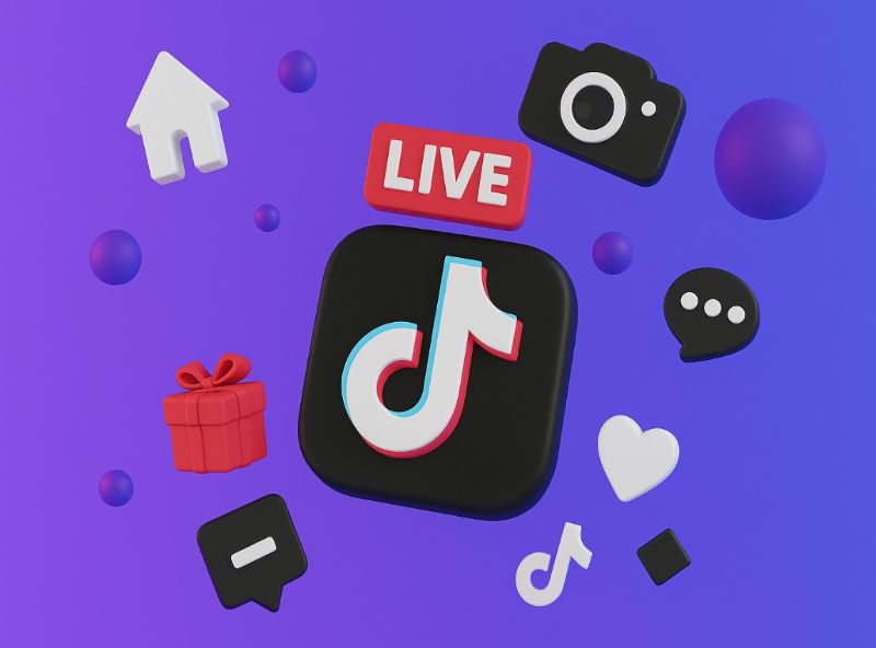 Ilustrasi TikTok Live.