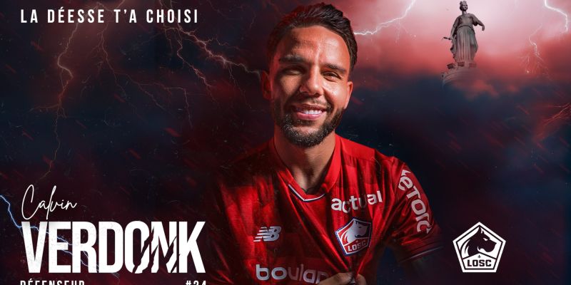 Calvin Verdonk resmi menjadi pemain baru Lille OSC di Ligue 1