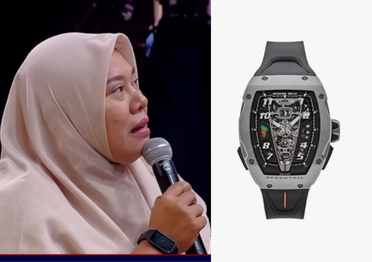 Ibu Andriyani menceritakan kronologi saat anaknya membawa pulang jam tangan mewah Richard Mille milik Ahmad Sahroni senilai Rp11,7 miliar yang sebelumnya dijarah pada Sabtu (30/8/2025).