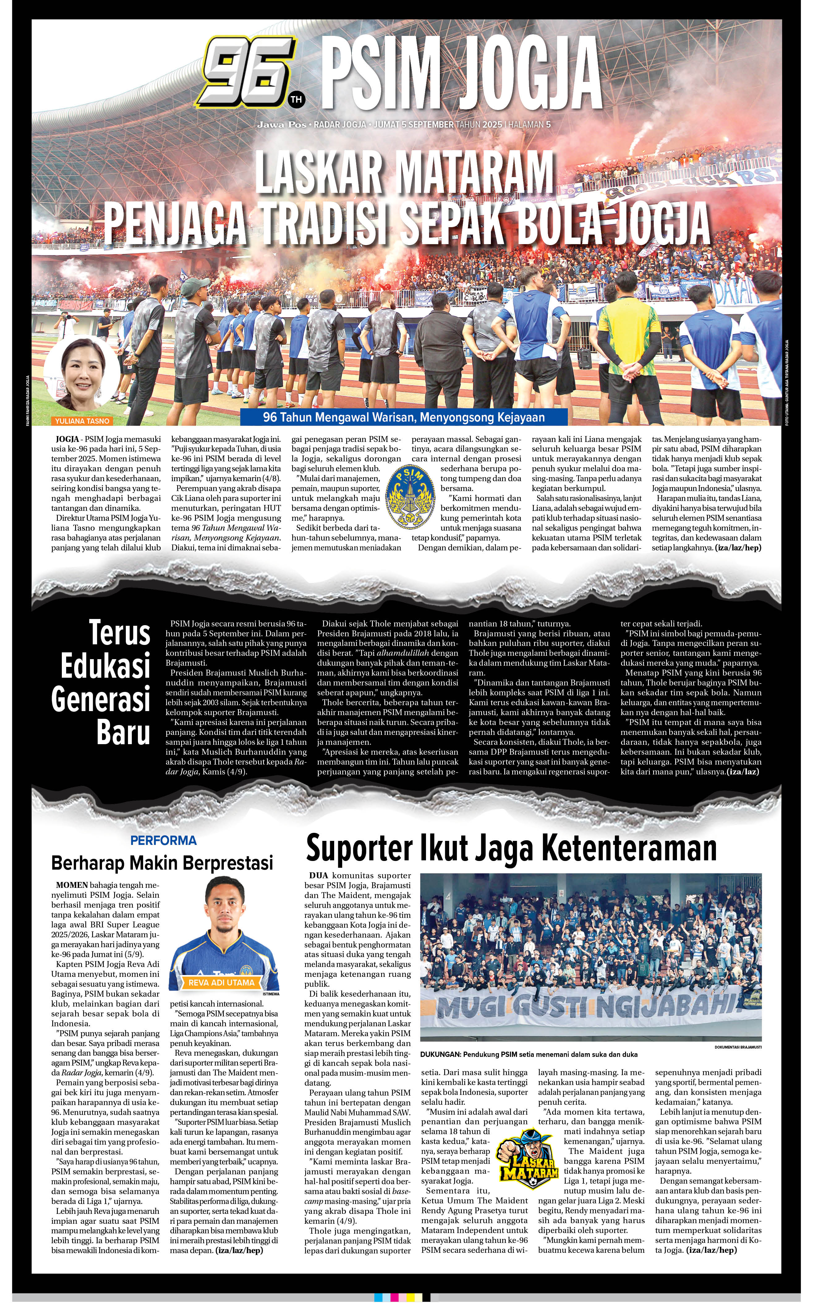 Jawa Pos - Radar Jogja edisi Jumat, 5 September 2025