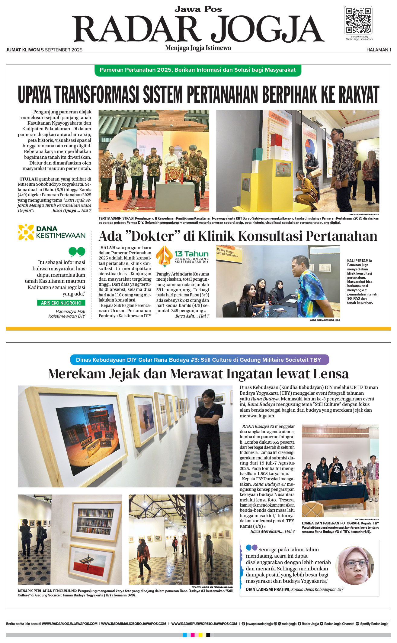 Jawa Pos - Radar Jogja edisi Jumat, 5 September 2025