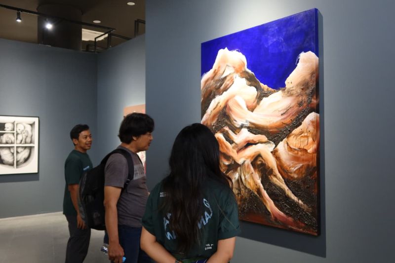 Pameran yang saat ini sedang berlangsung di GIK UGM.
