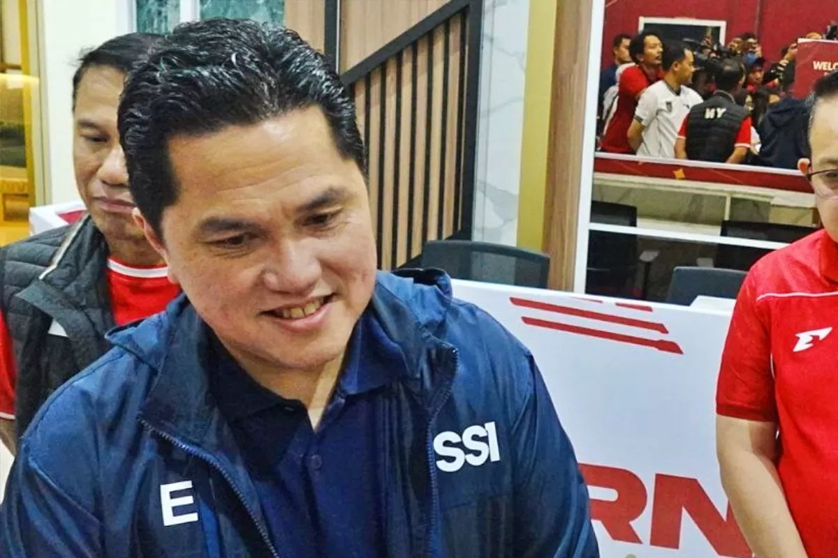 Erick Thohir tegaskan Timnas Indonesia wajib waspada hadapi Lebanon, Senin (8/9/2025).