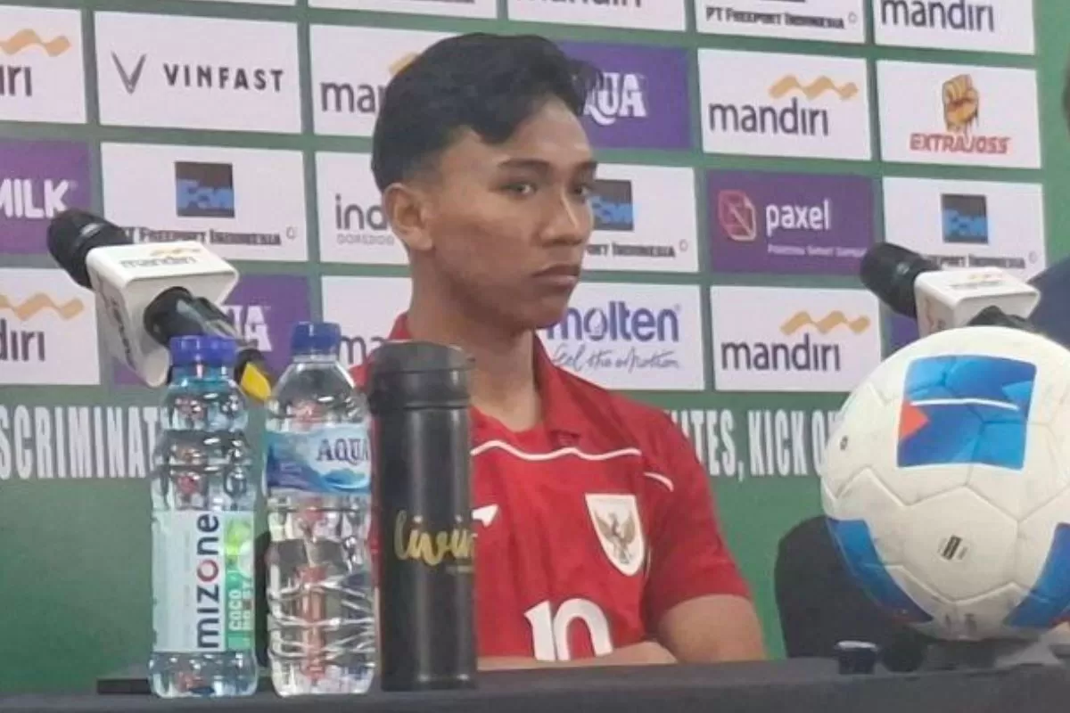Arkhan Fiksi optimistis Timnas Indonesia U-23 mampu kalahkan Korea Selatan di laga terakhir Kualifikasi AFC U-23 2026.