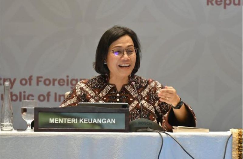Ilustrasi foto Sri Mulyani Indrawati mantan menteri keuangan Indonesia.