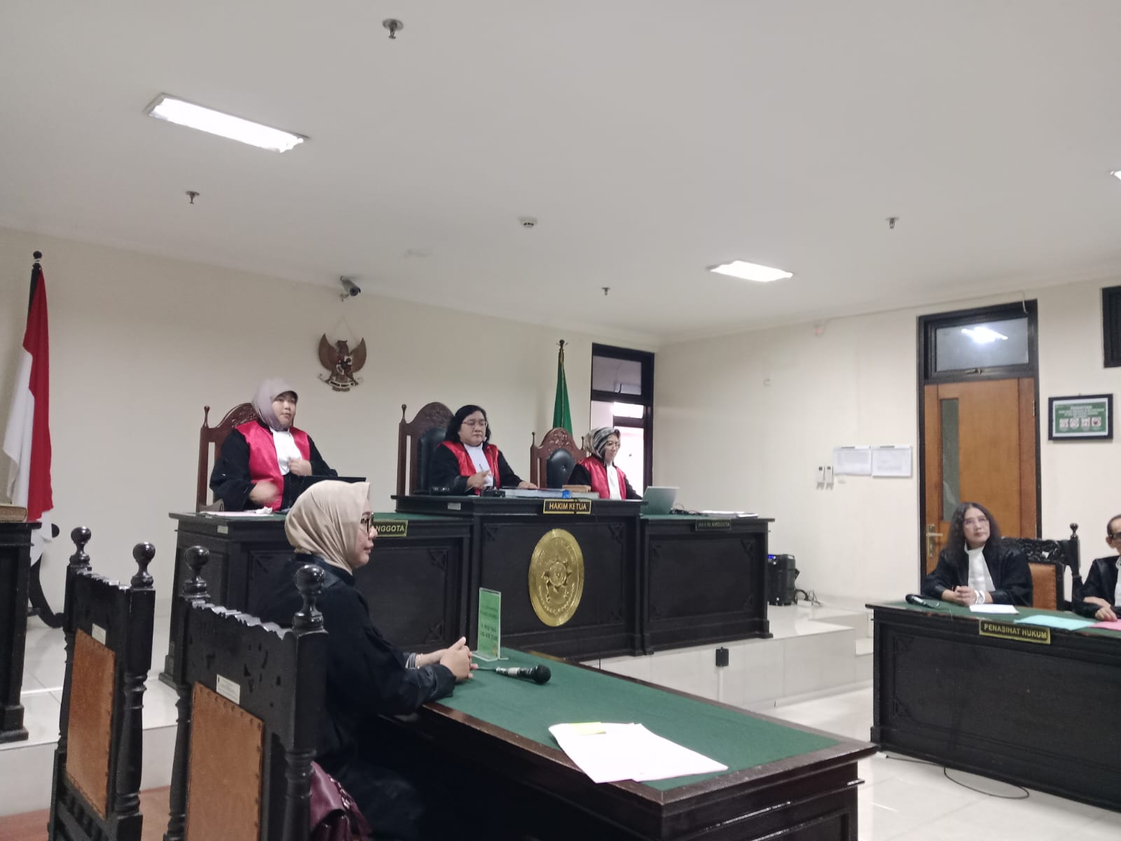 Sidang perkara kecelakaan lalu lintas di PN Sleman (10/9/2025).