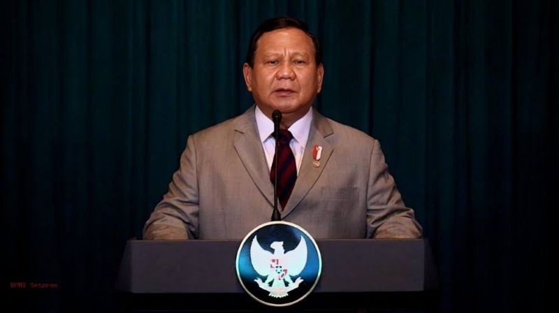 Presiden RI Prabowo Subianto.