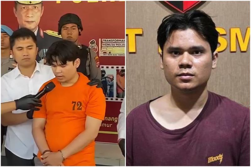 Tampang Alvi Maulana yang tega memutilasi kekasihnya sendiri.