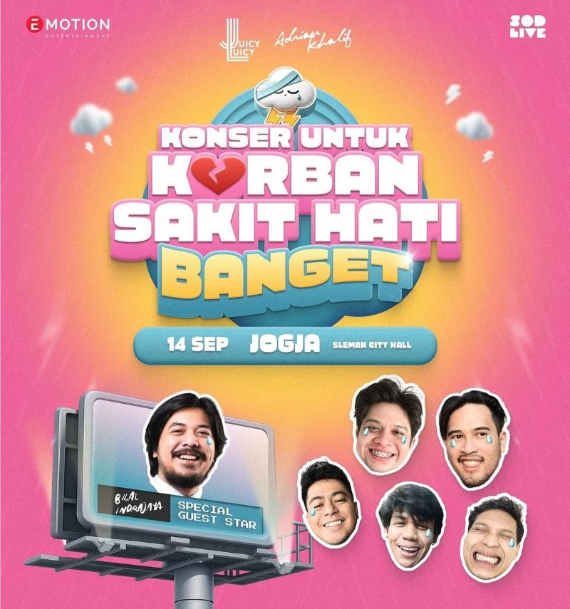 Konser Juicy Luicy dan Adrian Khalif.