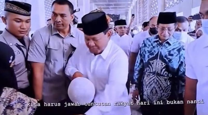 Video Presiden Prabowo yang wajib ditayangkan di seluruh bioskoo.