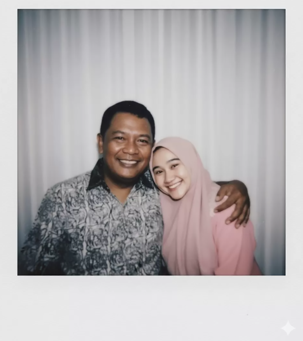 Buat foto polaroid AI bareng ibu di Gemini. Ikuti langkah mudah dan contoh prompt untuk hasil realistis dan menyentuh hati. (X @reuseane)