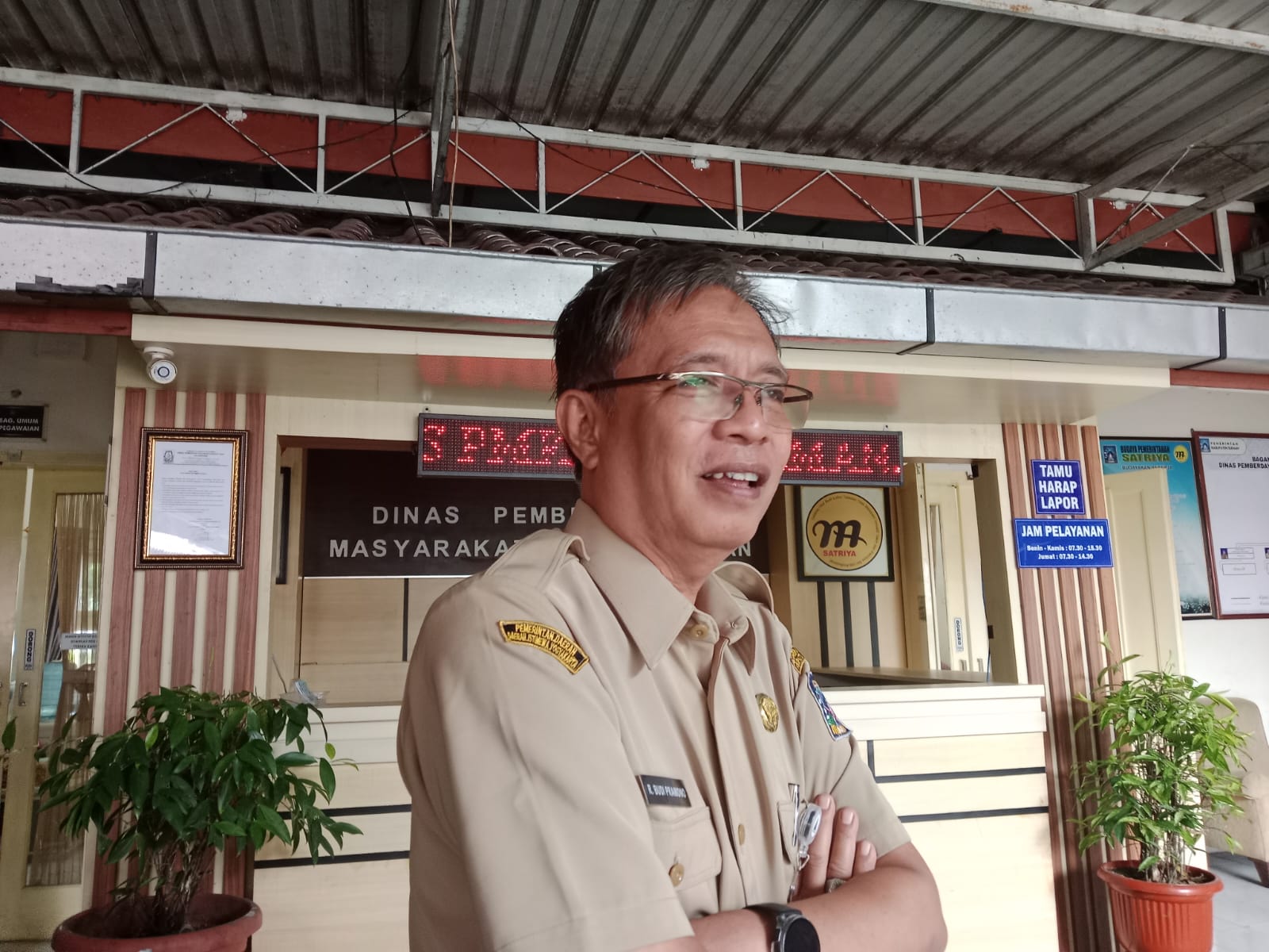 Kepala Dinas Pemberdayaan Masyarakat dan Kalurahan (PMK) Kabupaten Sleman Budi Pramono