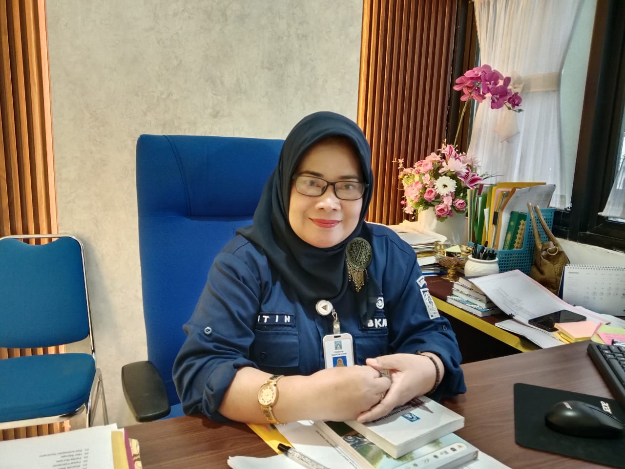 Kepala Bidang Pendaftaran, Pendataan, dan Penetapan BKAD Kabupaten Sleman Tintin Fathonah