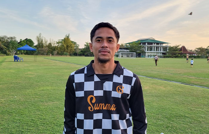 Kapten PSIM Jogja Reva Adi Utama.