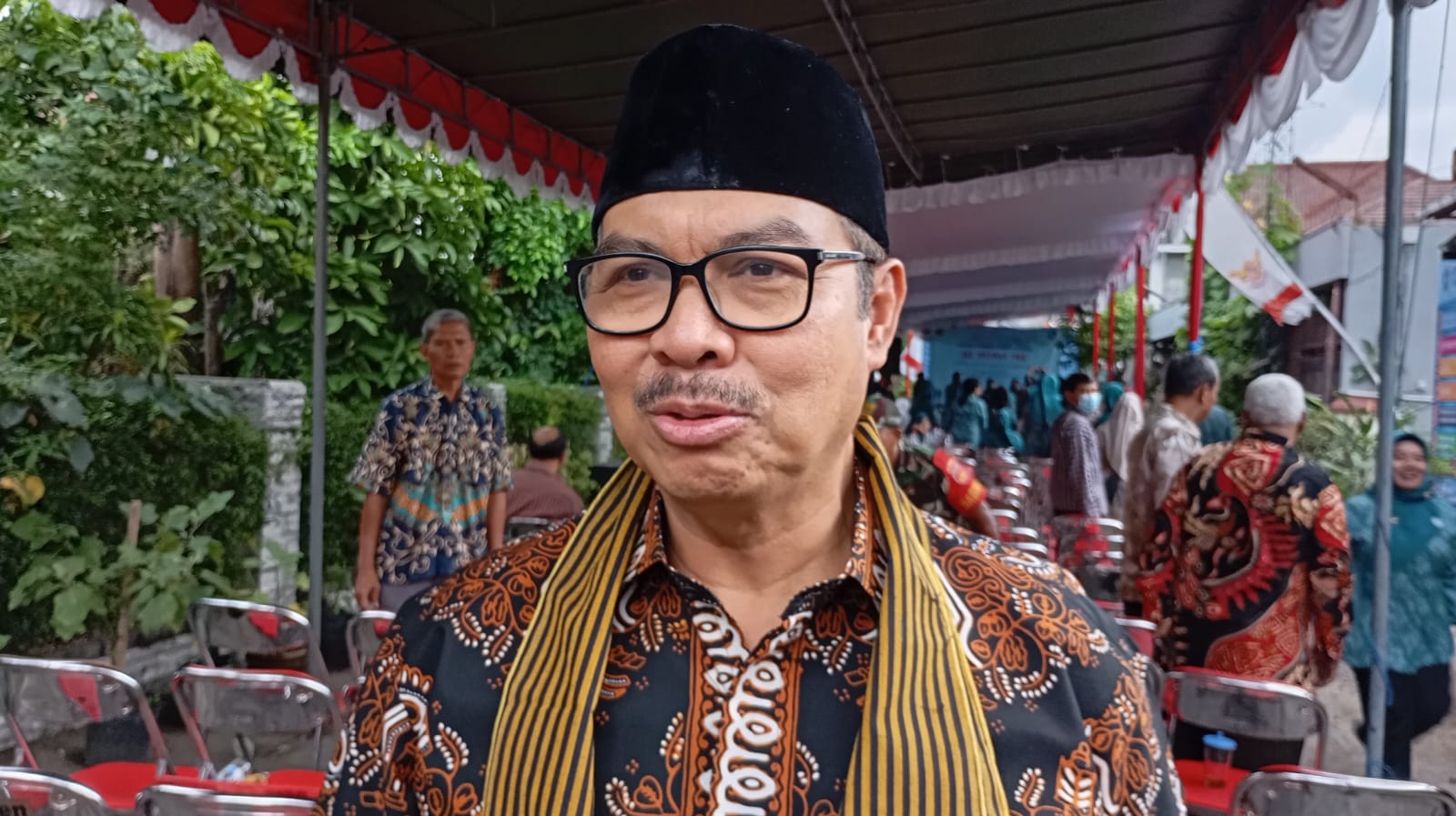 Wali Kota Jogja Hasto Wardoyo saat ditemui di Kelurahan Semaki, Umbulharjo, Kamis (18/9/2025).