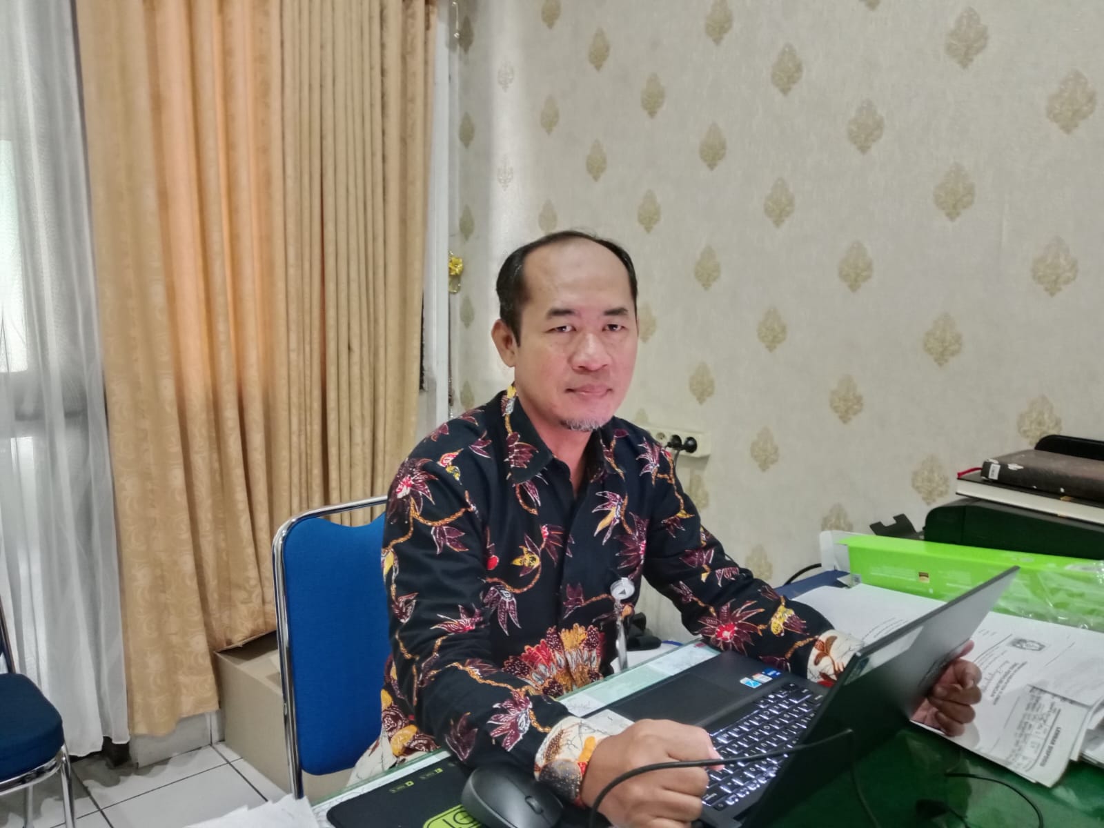 Kepala UPTD Pengelolaan Perparkiran Kabupaten Sleman Wahyu Slamet