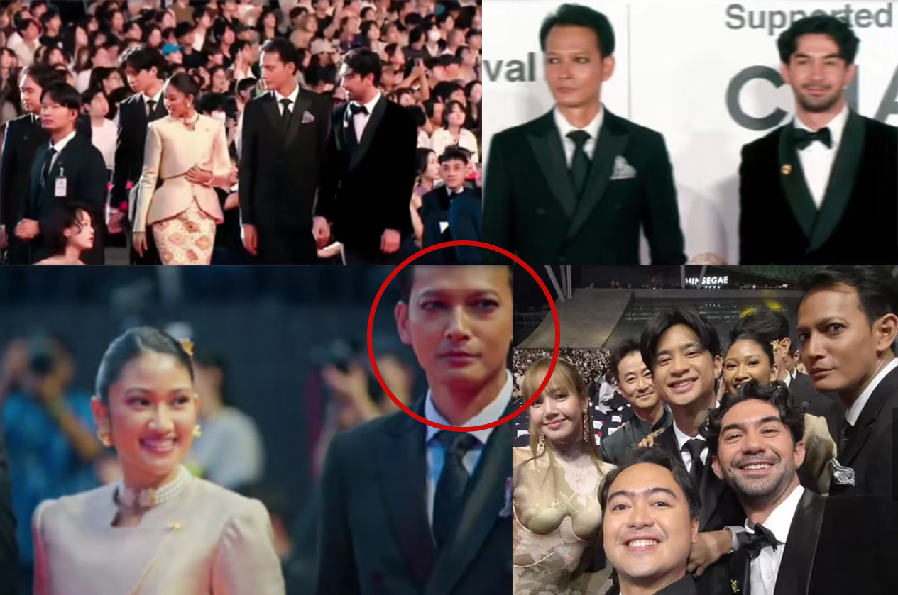 Penampilan Fedi Nuril yang bikin salfok dalam Busan International Film Festival 2025.