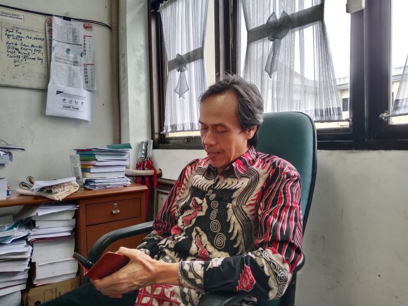 Kepala Bidang Anggaran BKAD Kabupaten Sleman Ibnu Pujarta