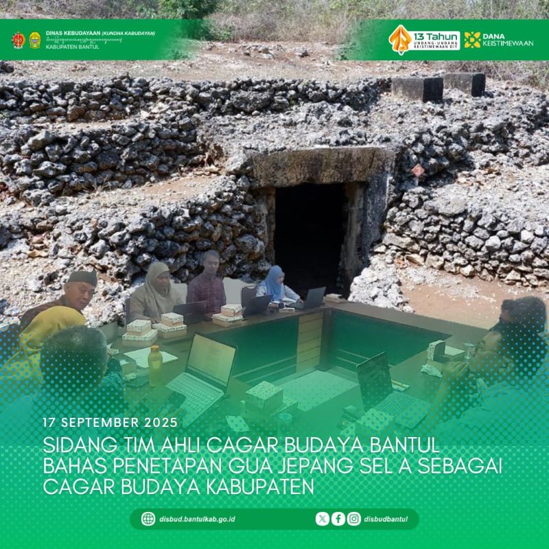 Gua Jepang Sel A diajukan menjadi cagar budaya