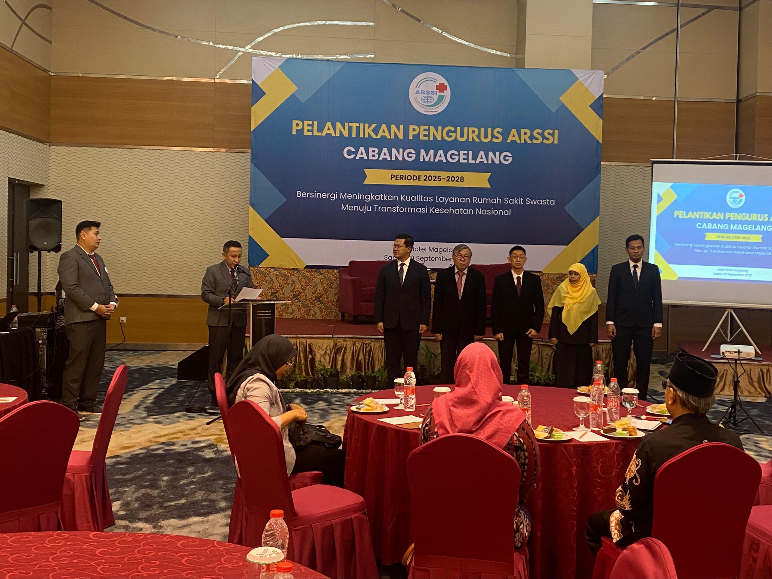Ketua Umum ARSSI usai melantik pengurus ARSSI Cabang Magelang, Sabtu (20/9).