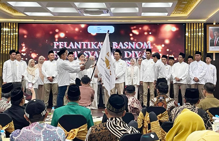 HARAPAN BARU: Pelantikan Pengurus Baru HIPMI Syariah DIJ di SM Tower Malioboro, Jogja, Senin (22/9/2025).