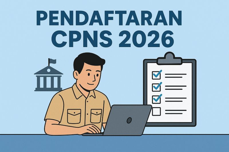 Ilustrasi rekrutmen CPNS 2026.
