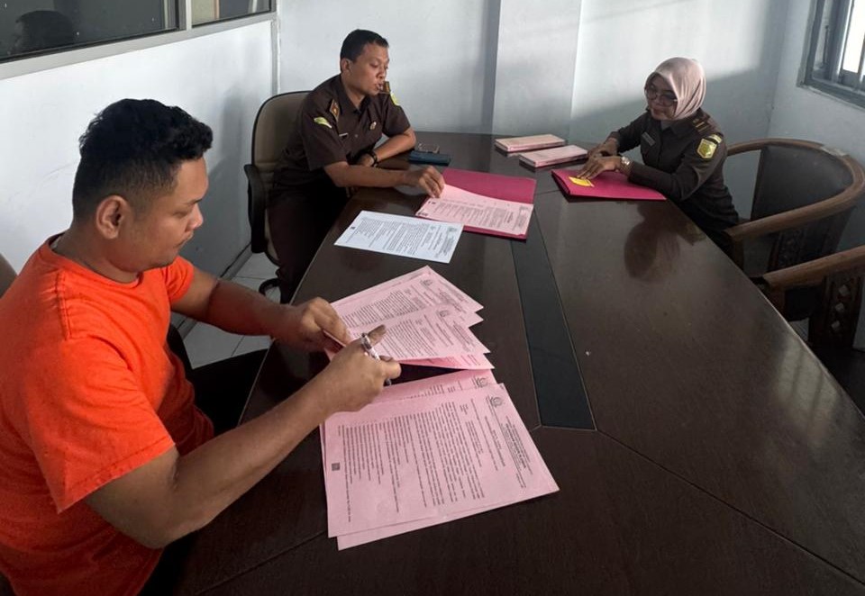 Dokumentasi Kejari Sleman Eksekusi perkara korupsi Lurah Non-aktif Trihanggo Putra Fajar Yunior