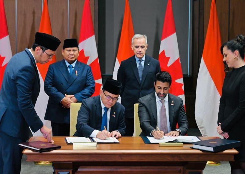 Kunjungan kenegaraan Presiden Prabowo di Ottawa, Kanada.