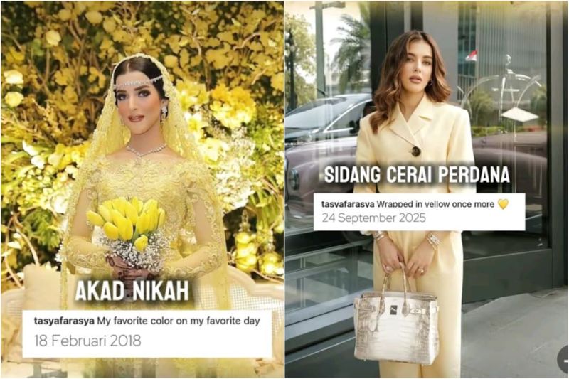 Ilustrasi foto Akad Nikah dan Sidang cerai Tasya Farasya.