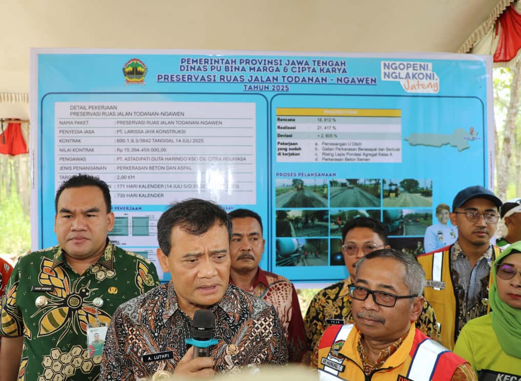 Gubernur Jawa Tengah Ahmad Luthfi