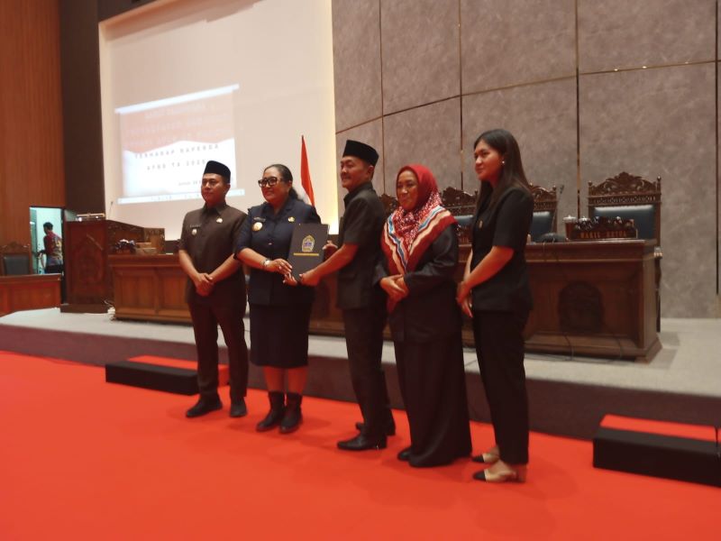 Rapat Paripurna DPRD Gunungkidul dengan agenda jawaban bupati atas pandangan umum fraksi-fraksi terhadap RAPBD 2026 pada Jumat lalu (19/9).
