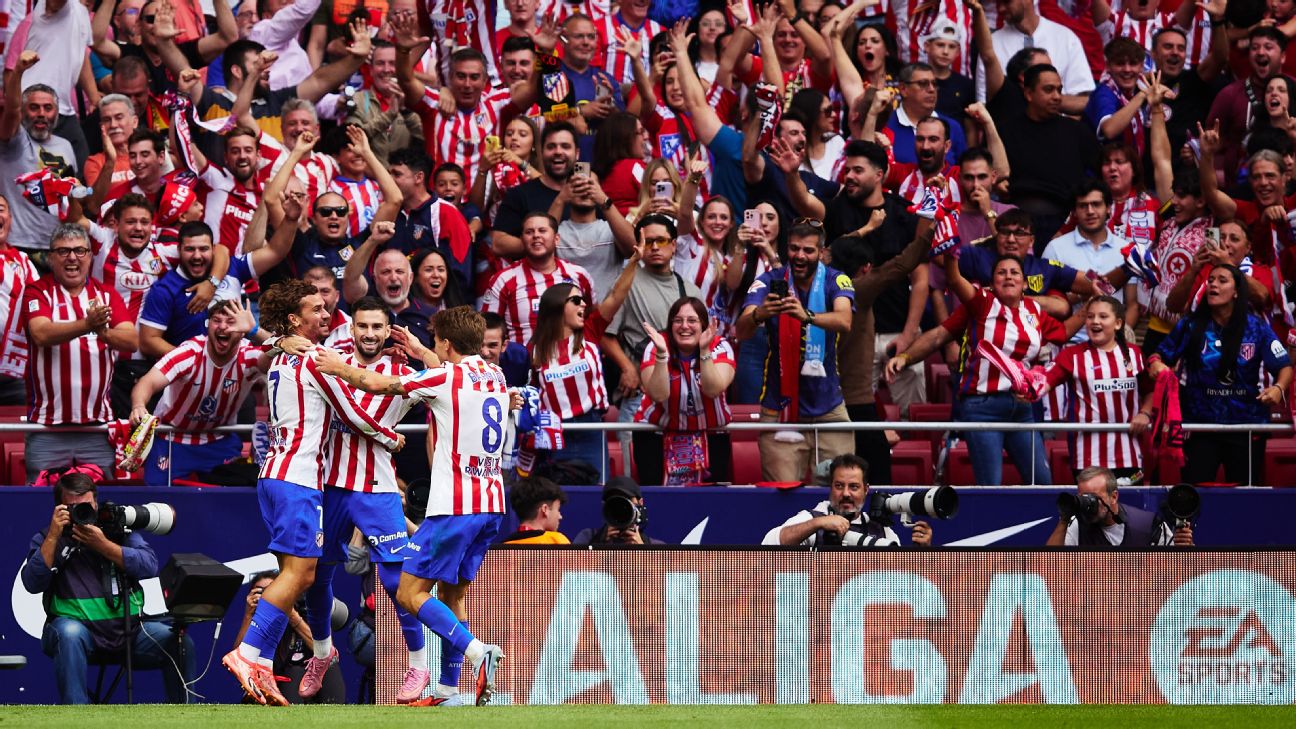 Atletico Madrid kalahkan Real Madrid dalam derbi Madrid dengan skor telak 5-2