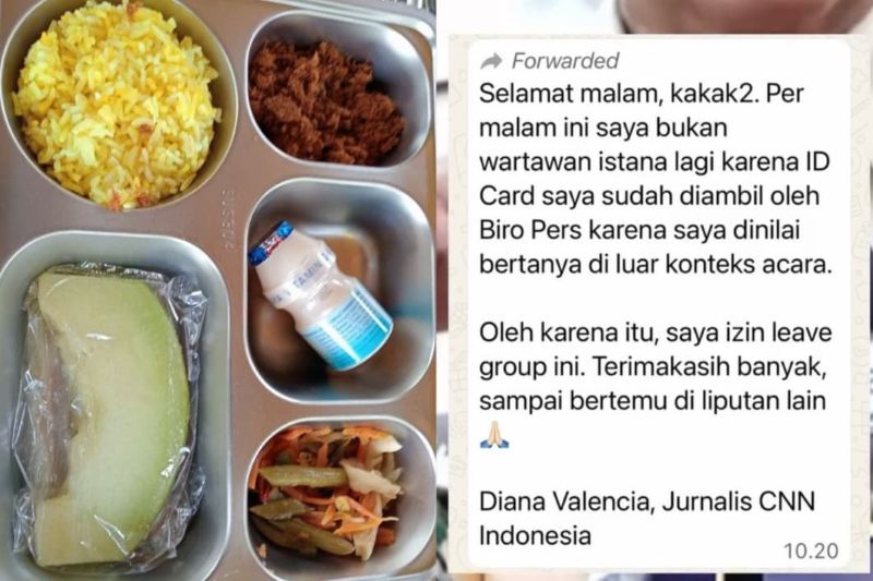 Ilustrasi pesan pamitan wartawan CNN.