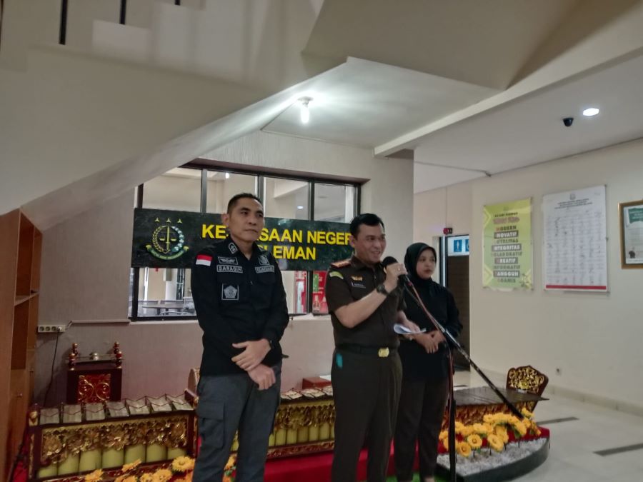 Jumpa pers Kejari Sleman atas penetapan tersangka eks Bupati Sleman Sri Purnomo