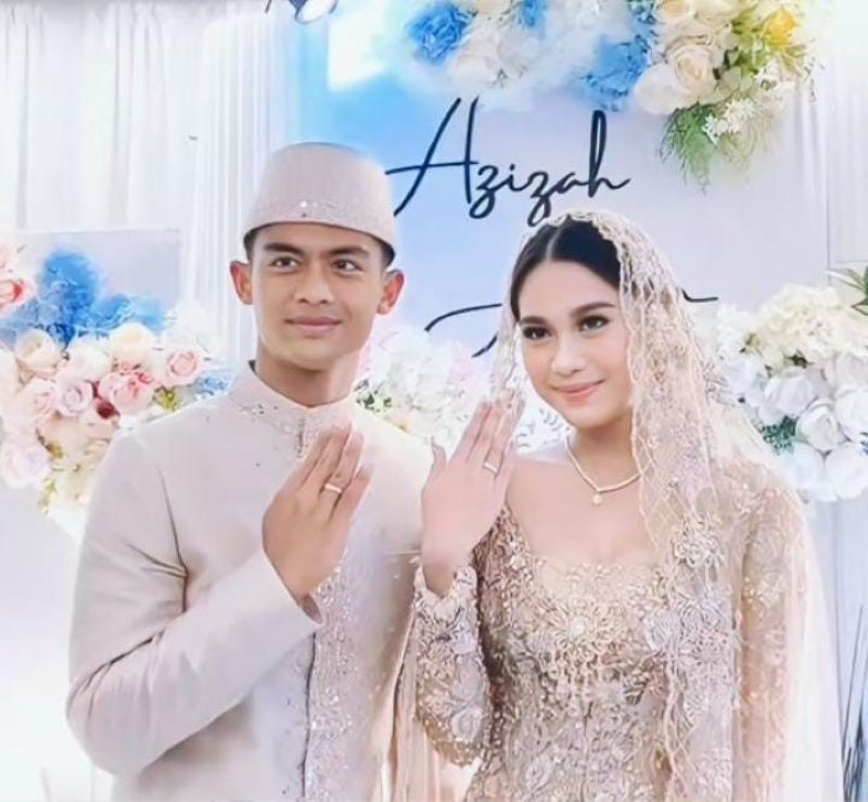 Ilustrasi Pratama Arhan dengan Azizah Salsha.