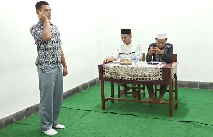 PERKUAT TOLERANSI: SMK Pangudi Luhur Muntilan menggelar berbagai lomba untuk memperingati BKSN seperti lomba azan.