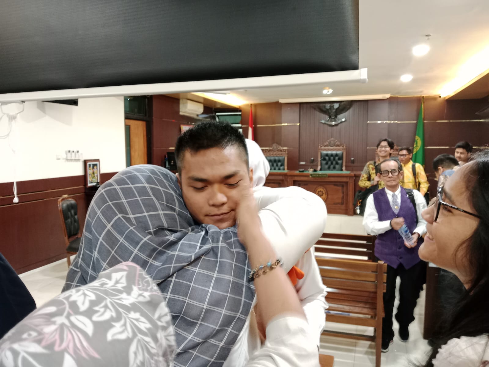 Christiano dalam persidangan di PN Sleman