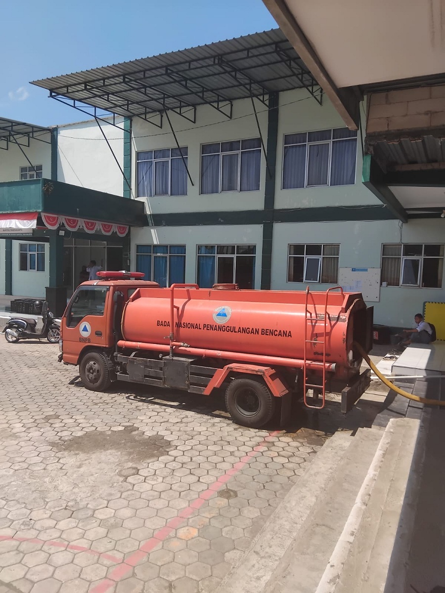Truk Dropping air milik BPBD Bantul.