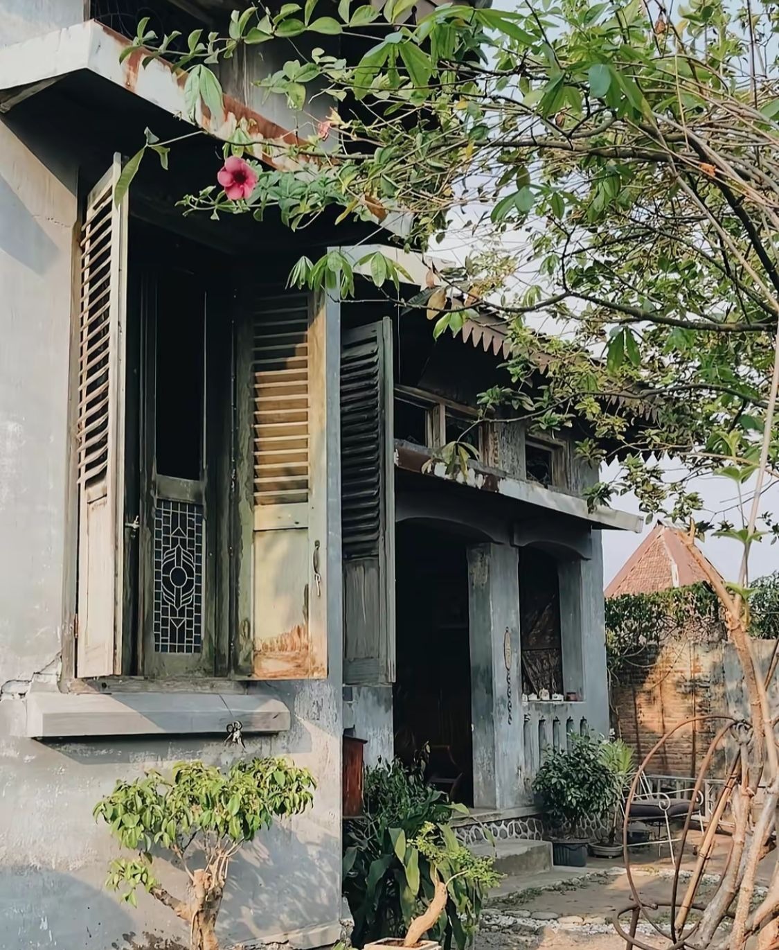 Bangunan tua di Gunungkidul : tiktok @jogjatreats