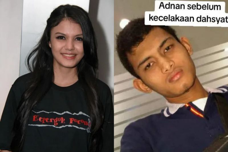 Artis FTV Nadya Almira dan korban, Adnan Syuhada.