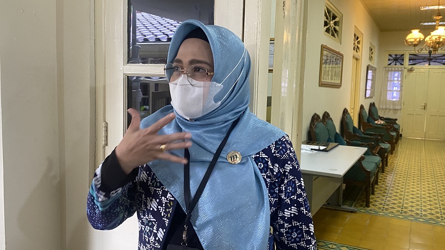 HEADSHOT: Sekprov DIY Ni Made Dwipanti Indrayanti saat ditemui di Kompleks Kepatihan Jogja,&nbsp;Senin (6/10/2025).