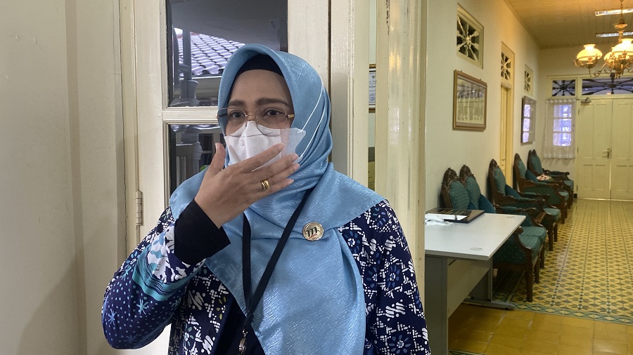 HEADSOT: Sekprov DIY Ni Made Dwipanti Indrayanti saat ditemui di Kompleks Kepatihan Jogja, Senin (6/10/2025).  &nbsp;
