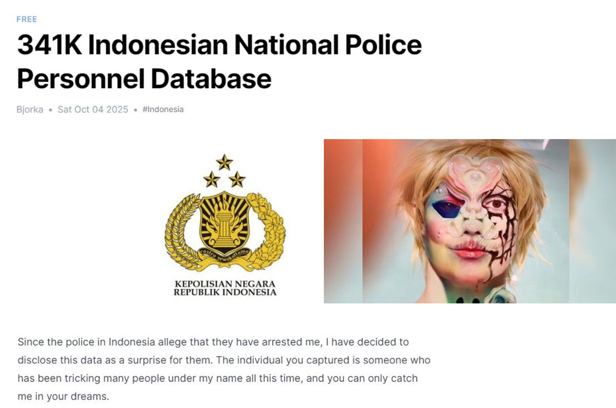 Hacker dengan nama samaran Bjorka kembali hebohkan dunia maya.