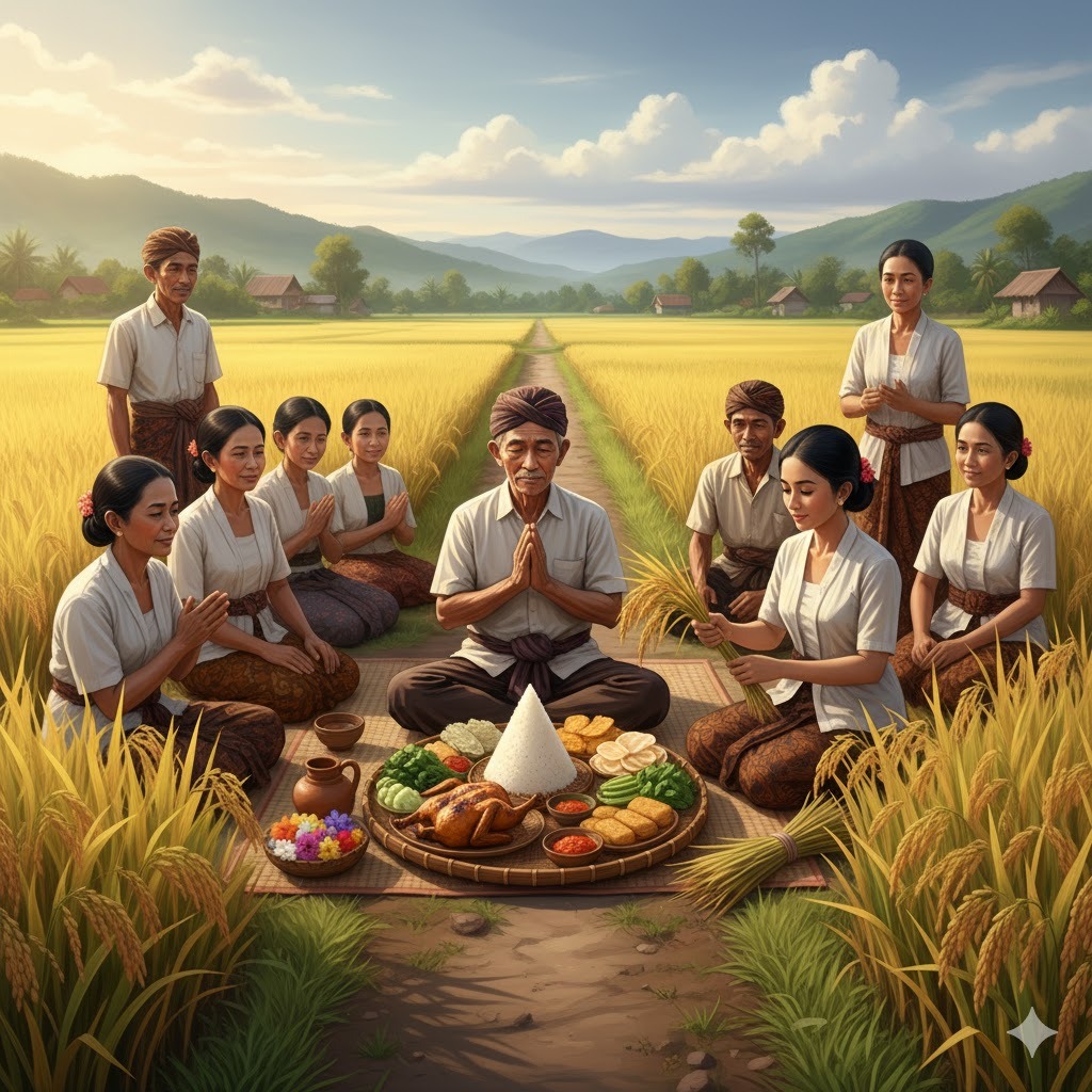 ilustrasi wiwitan (AI)