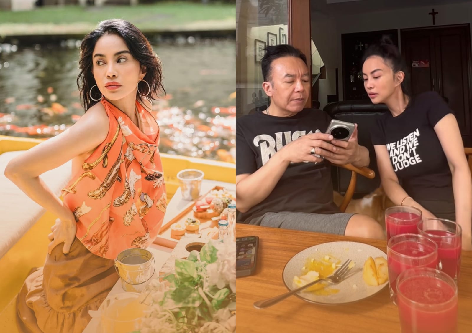 Ari Lason tampak mesra dengan kekasih Dearly Joshua