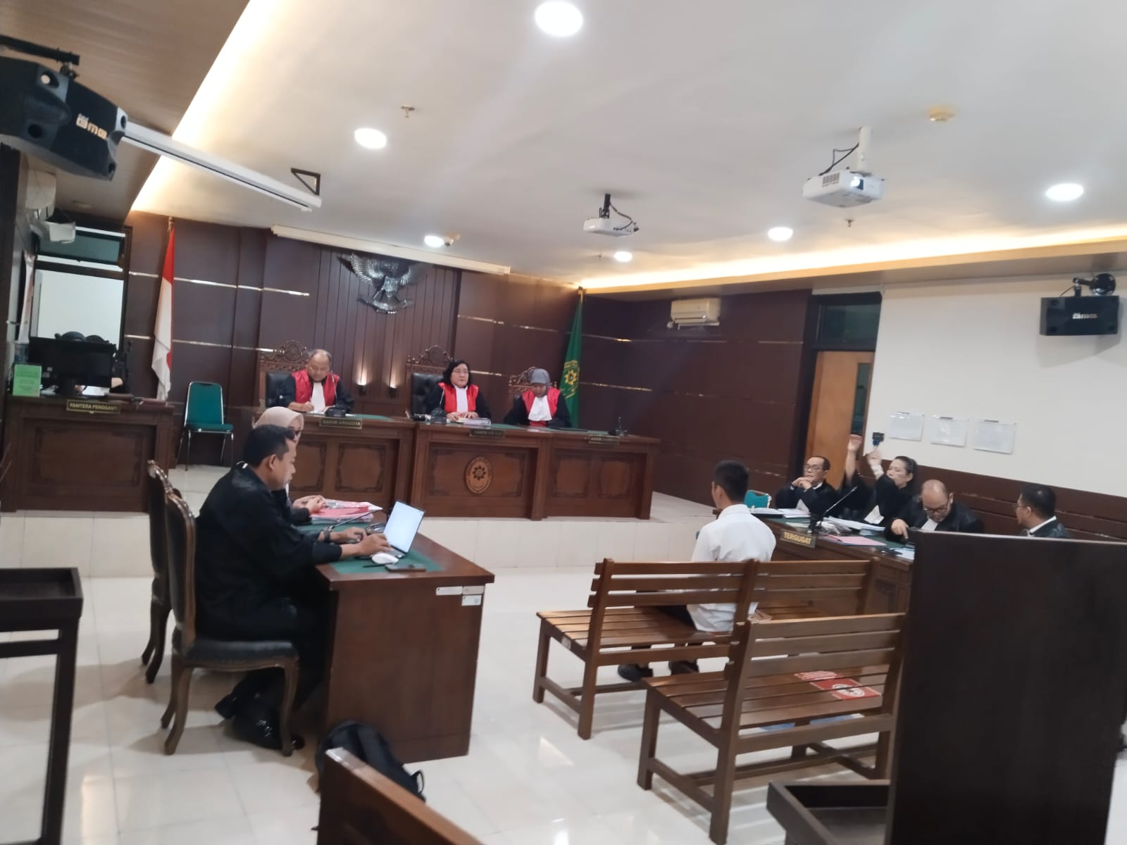 Sidang lanjutan Christiano di PN Sleman