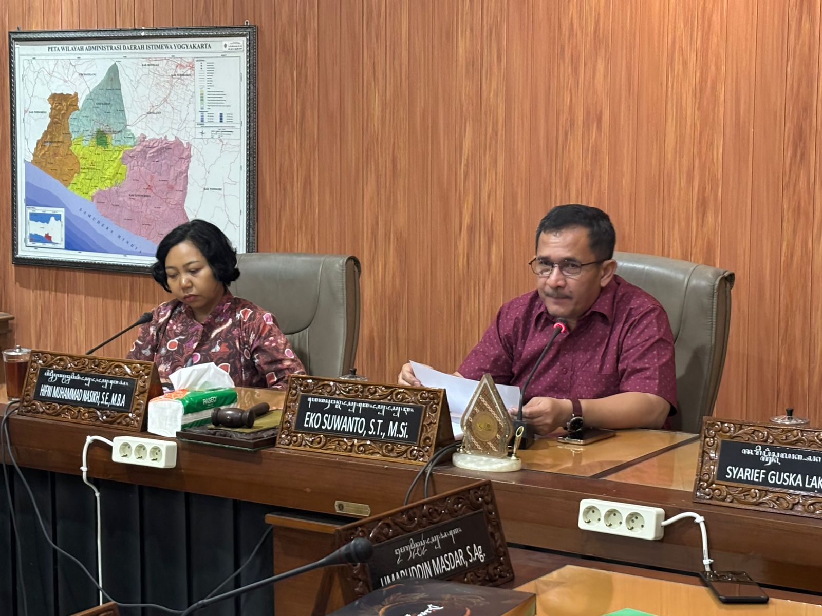Ketua Komisi A DPRD DIY dari Fraksi PDI Perjuangan, Eko Suwanto,